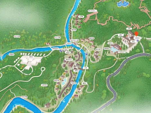 青岛结合景区手绘地图智慧导览和720全景技术，可以让景区更加“动”起来，为游客提供更加身临其境的导览体验。