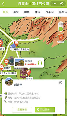 青岛景区手绘地图智慧导览和语音结合，让景区“活”起来