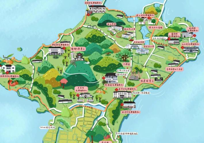 青岛手绘地图旅游的独特视角